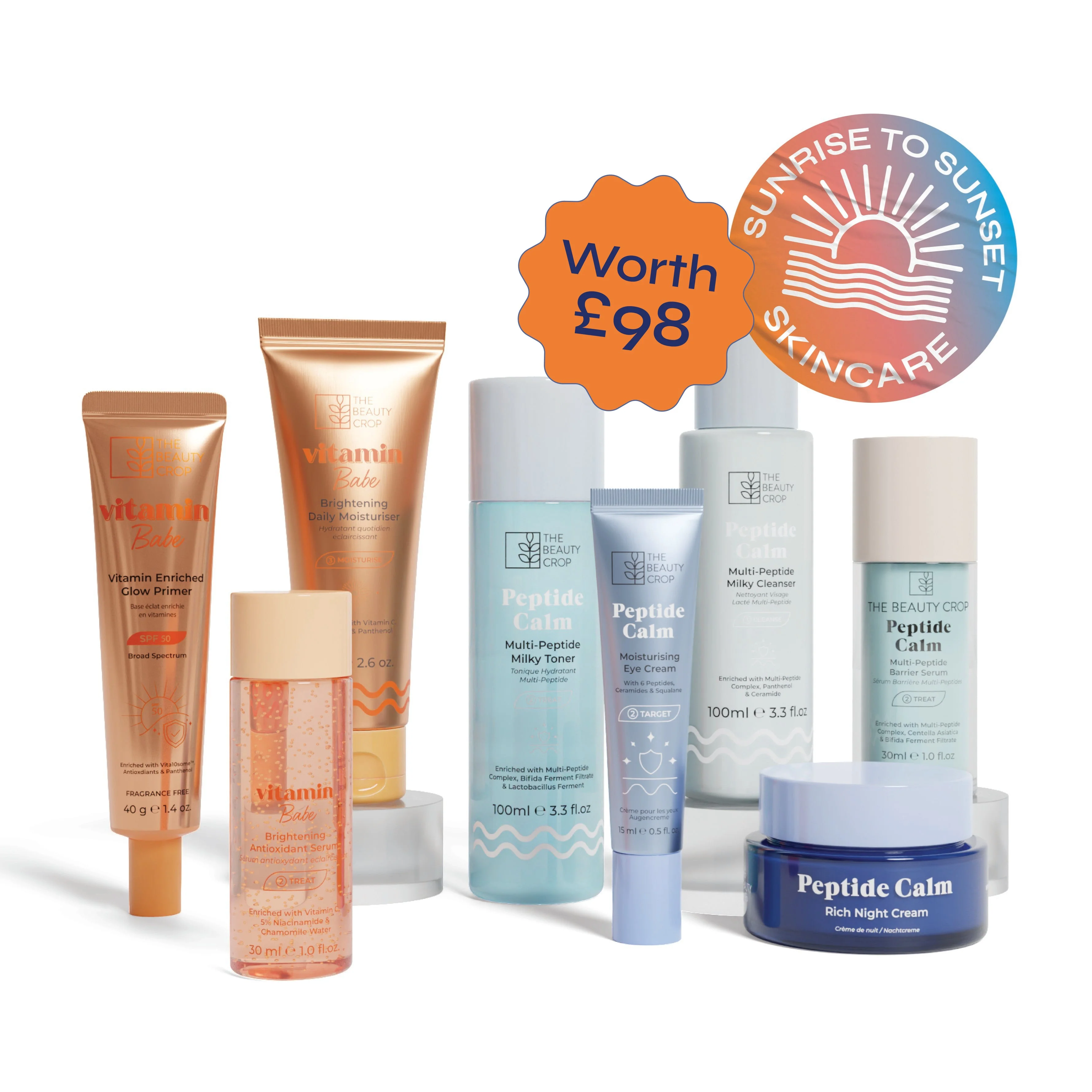 AM to PM Bundle with 2 Korean Skincare Routines for Day & Night