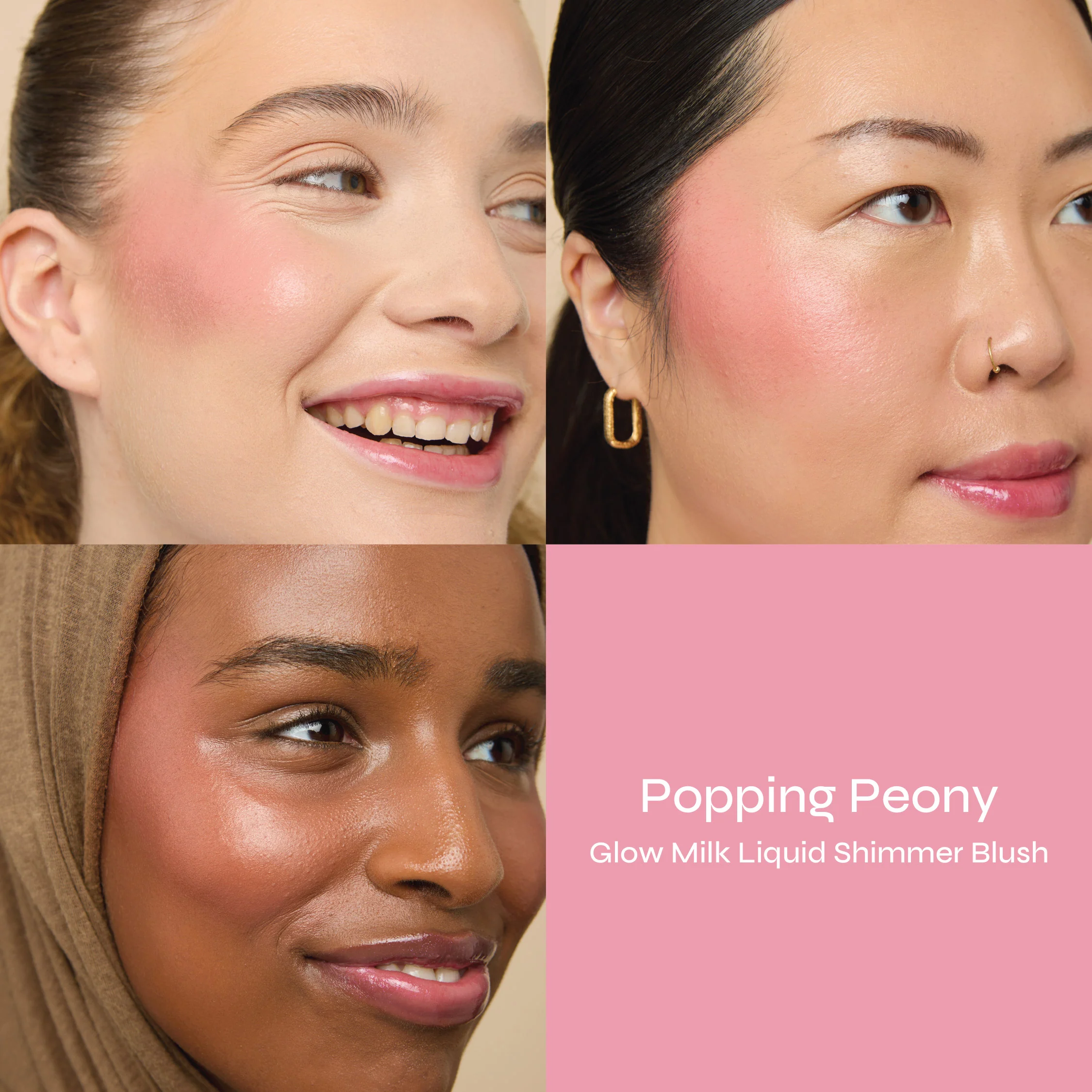 Peony Pop Blush & Lip Oil Makeup Gift Set - Image 4