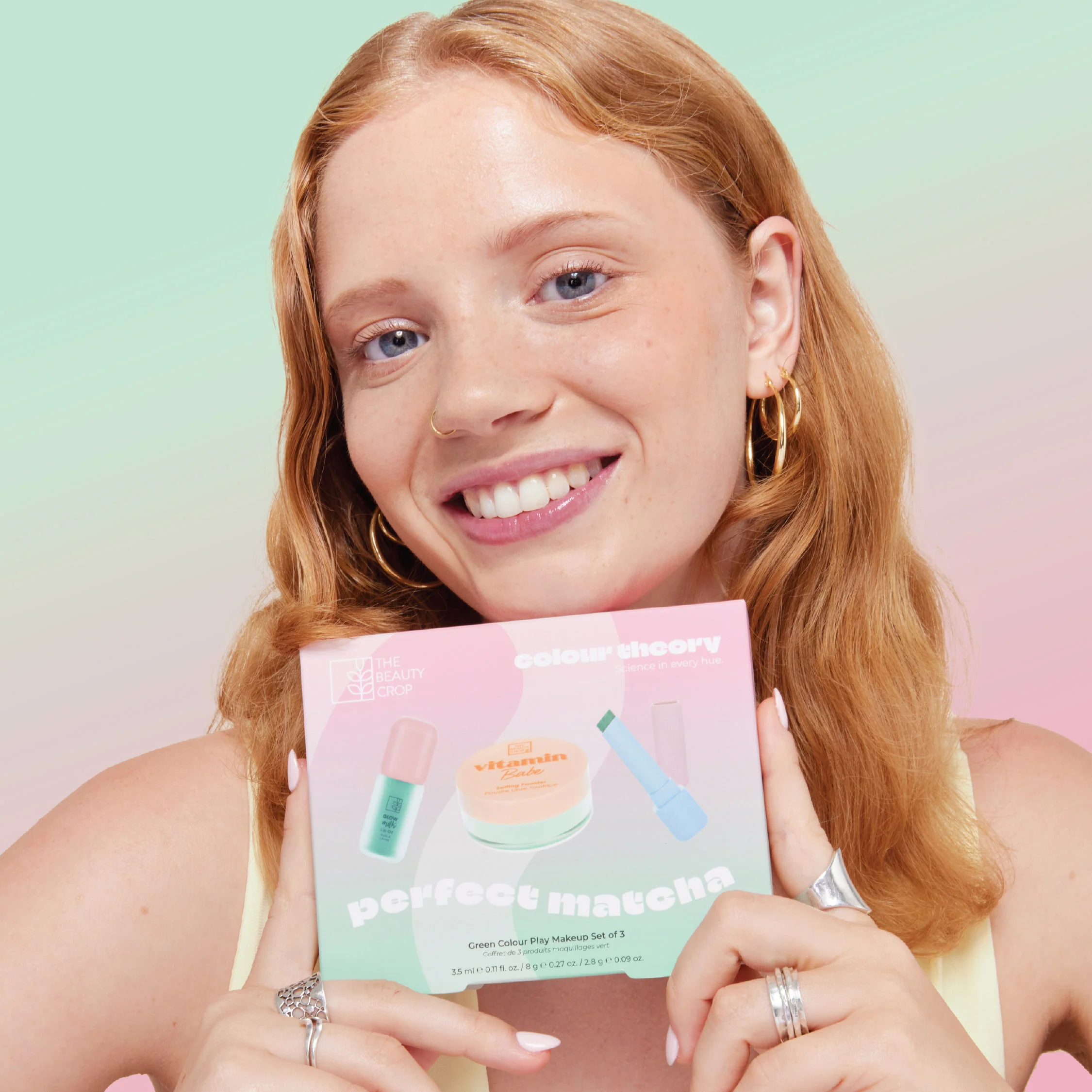 Colour Theory Anti-Redness Setting Powder and Lip Set - Image 6