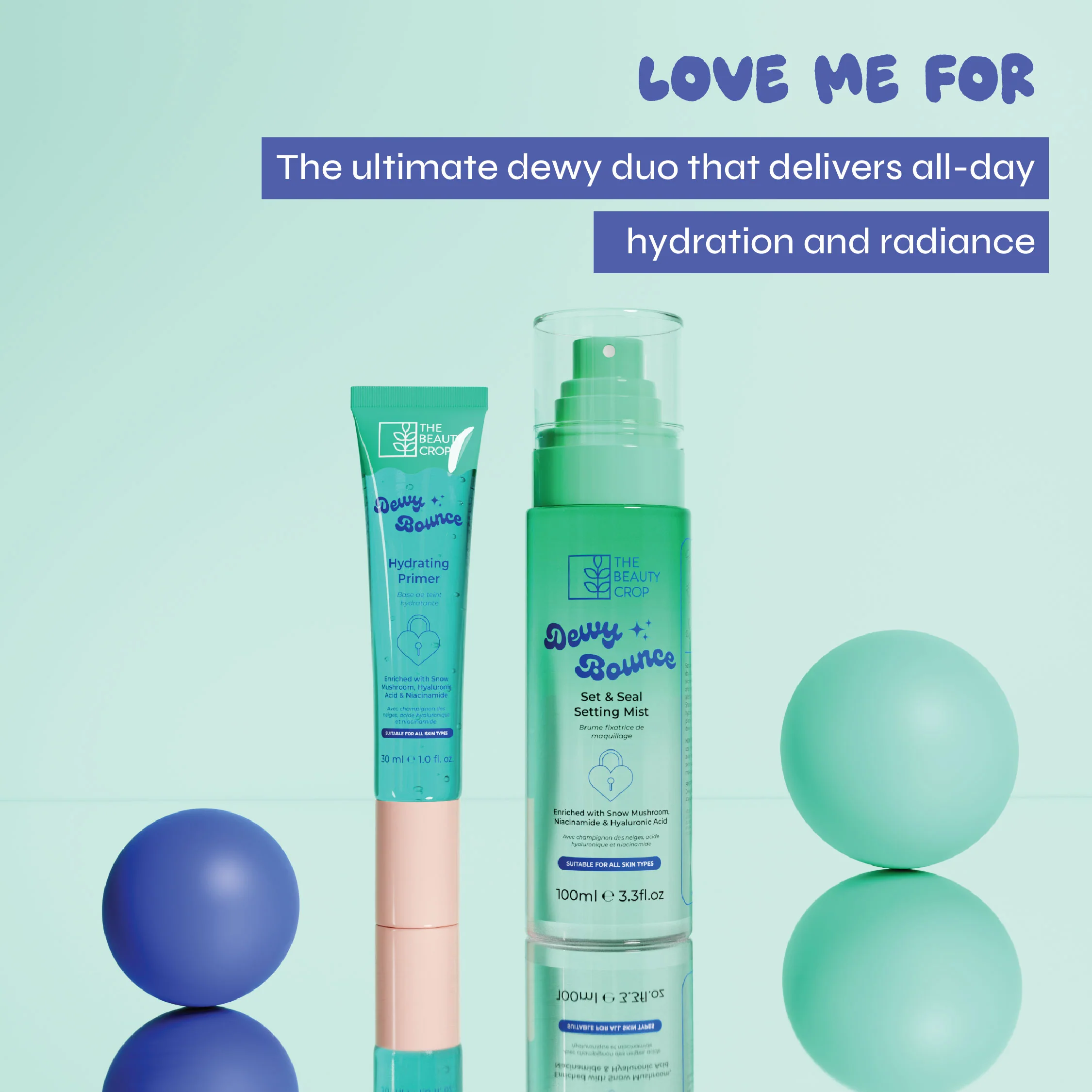 Dewy Bounce Hydrating Primer & 12 Hour Setting Mist Boxed Duo - Image 2