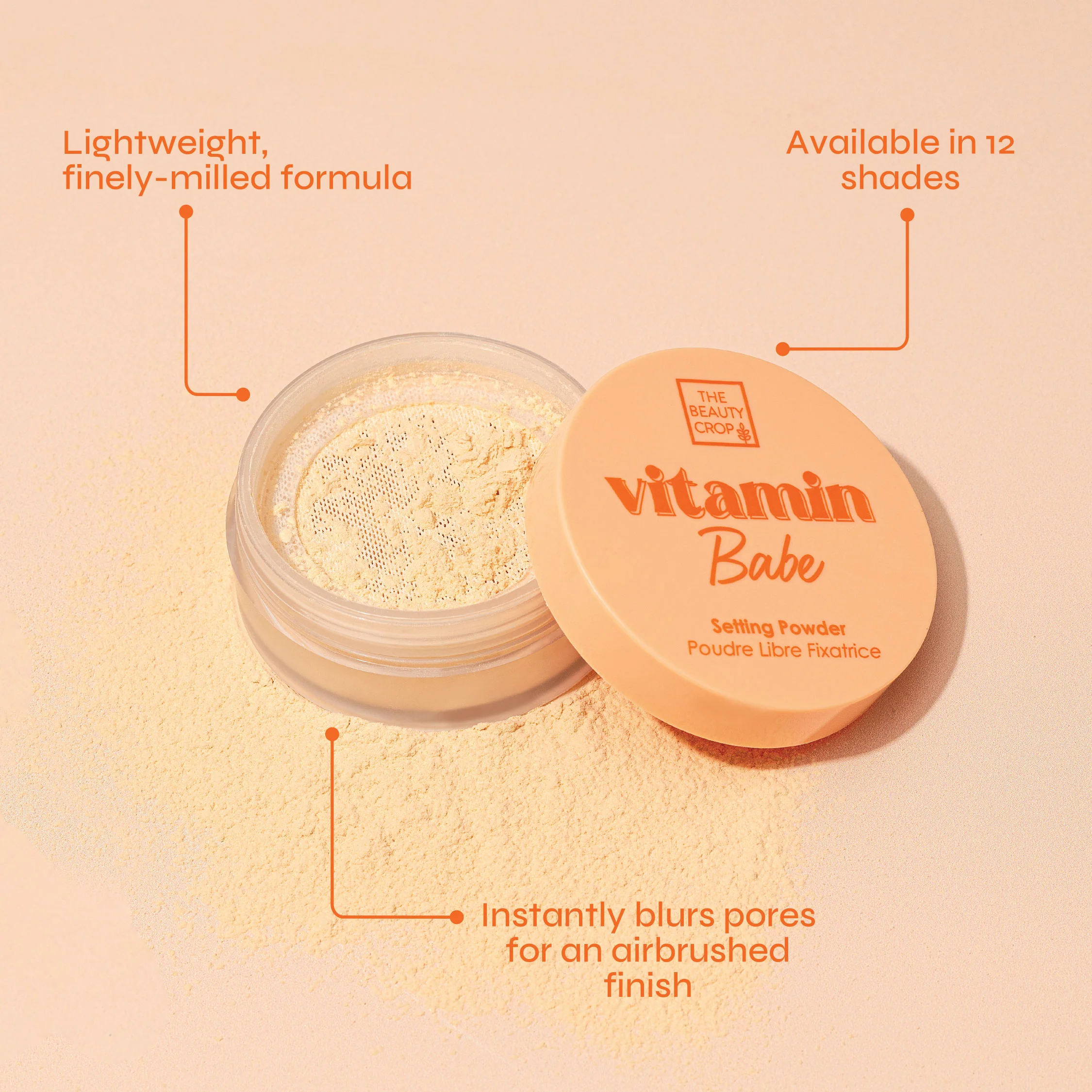 Bake & Set Duo with Oui Cherie Hydrating Setting Spray & Vitamin Babe Setting Powder - Image 4