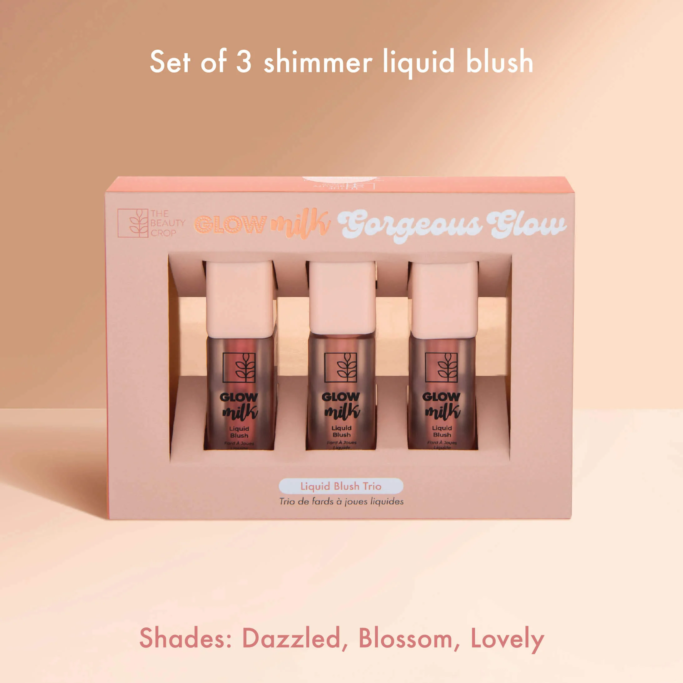 Glow Milk Liquid Shimmer Blush - Set of 3 - Image 4