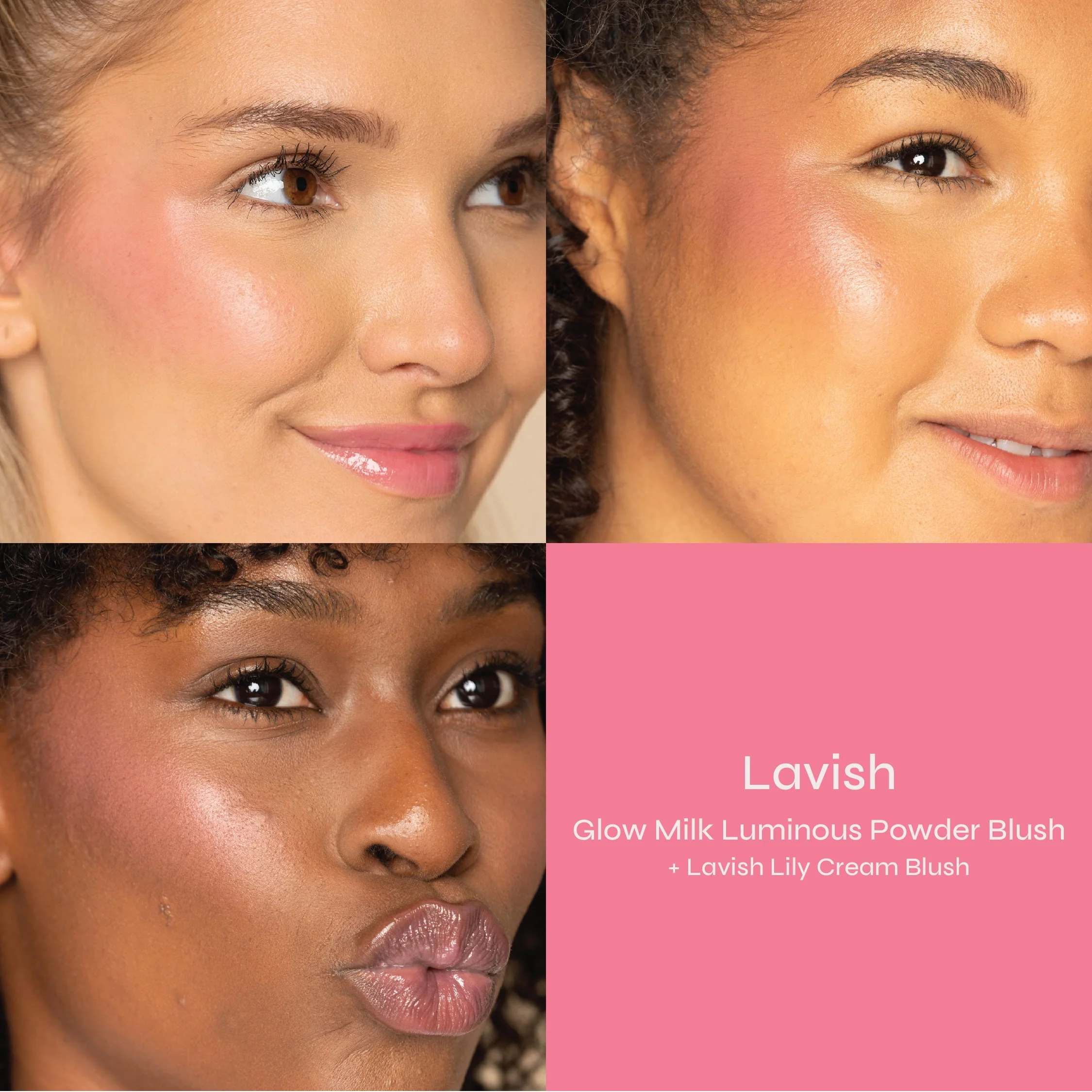 Glow Milk Ultra-Pigmented Luminous Powder Blush - Set of 5 - Image 7