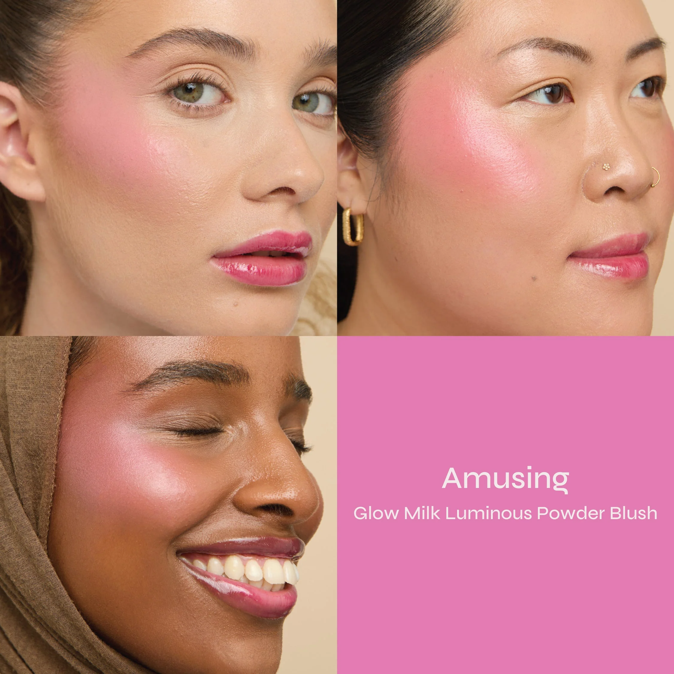 Glow Milk Luminous Powder Blush - Set of 5 Sunset Edition - Image 4