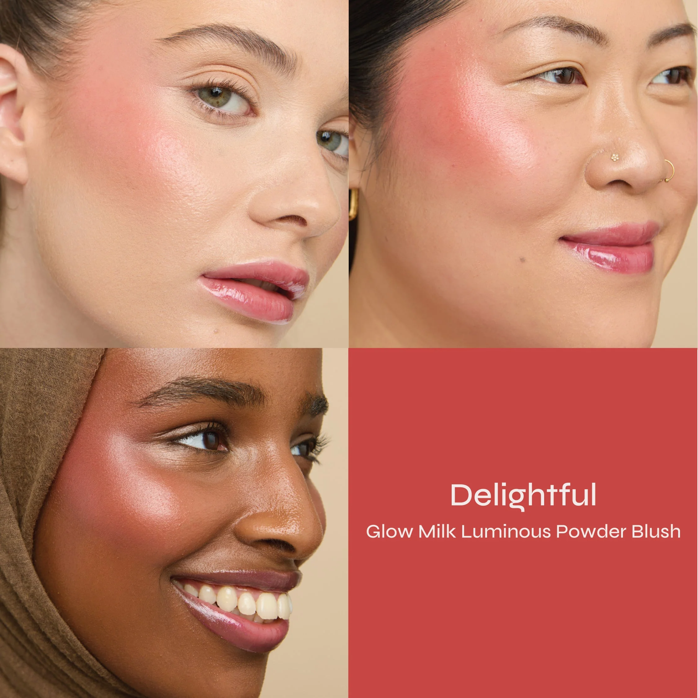 Glow Milk Luminous Powder Blush - Set of 5 Sunset Edition - Image 6