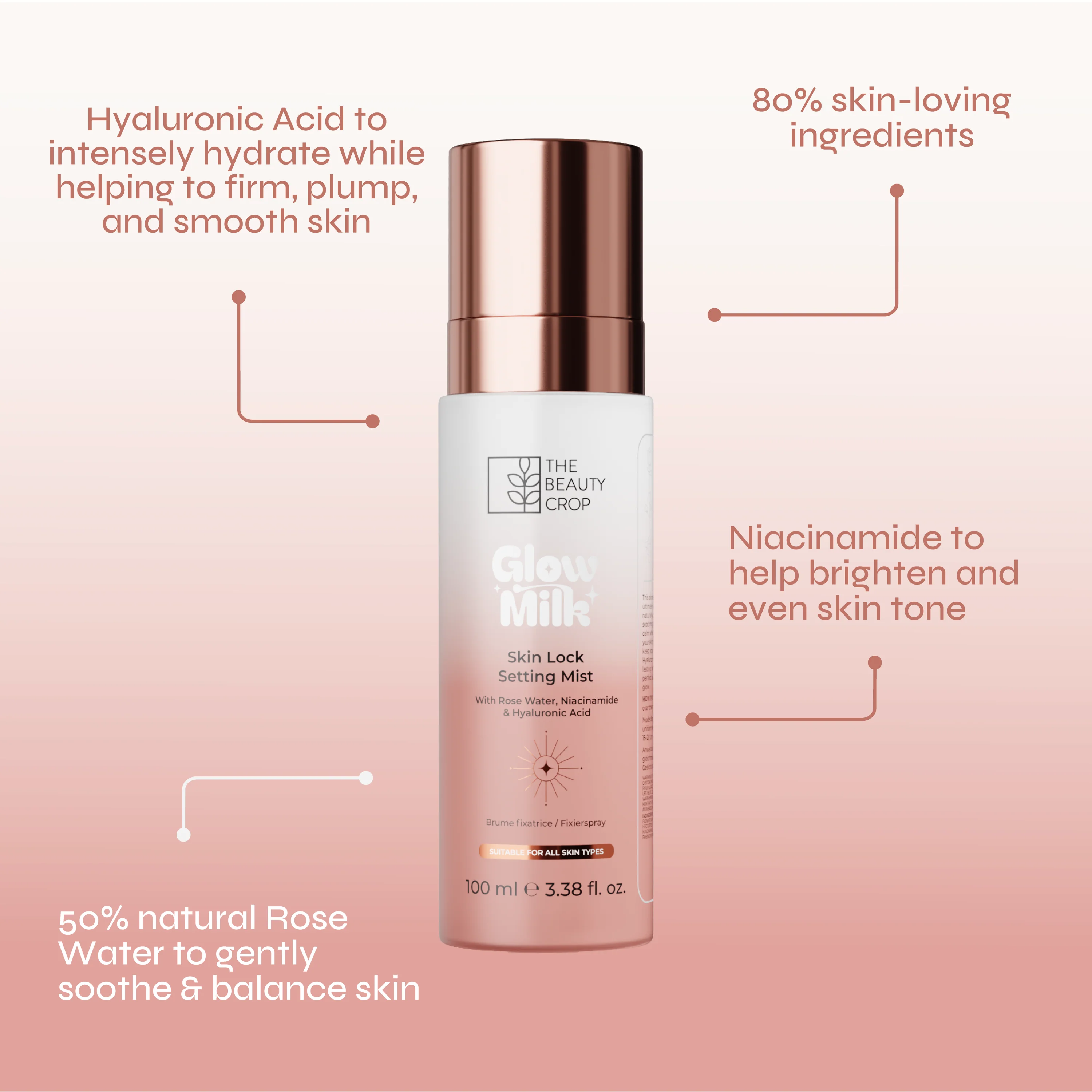 Glow Milk Skin-Lock Setting Spray - Image 3