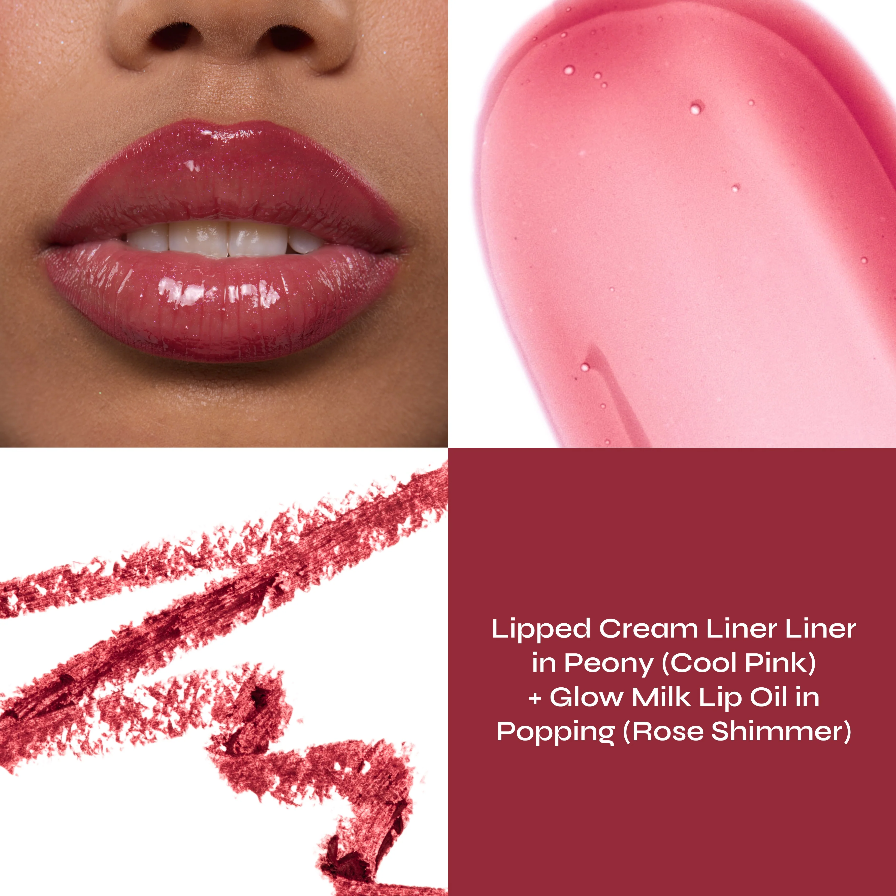 Lip Glass Kit - Cream Lip Liner & Lip Oil Set - Image 3