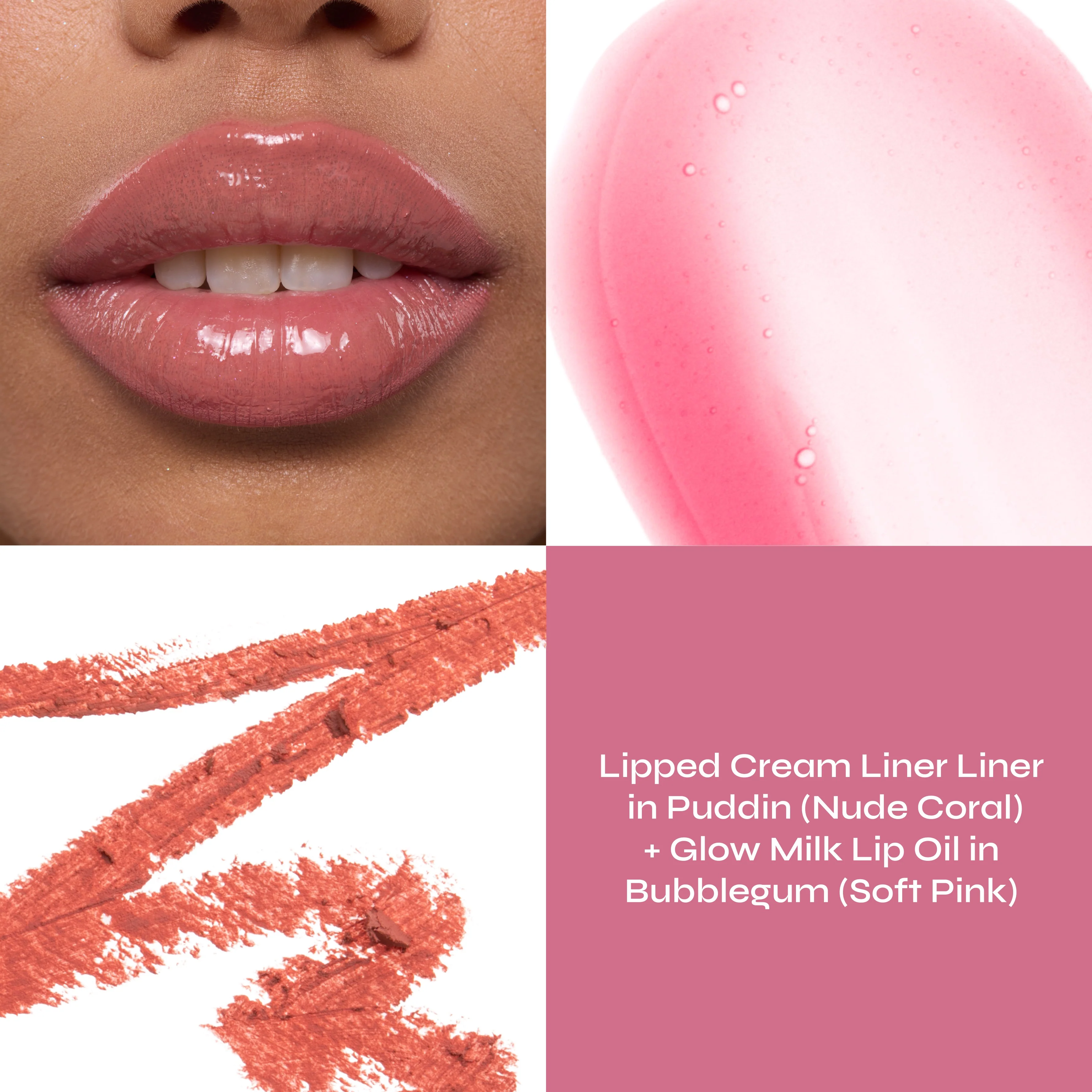 Lip Glass Kit - Cream Lip Liner & Lip Oil Set - Image 7
