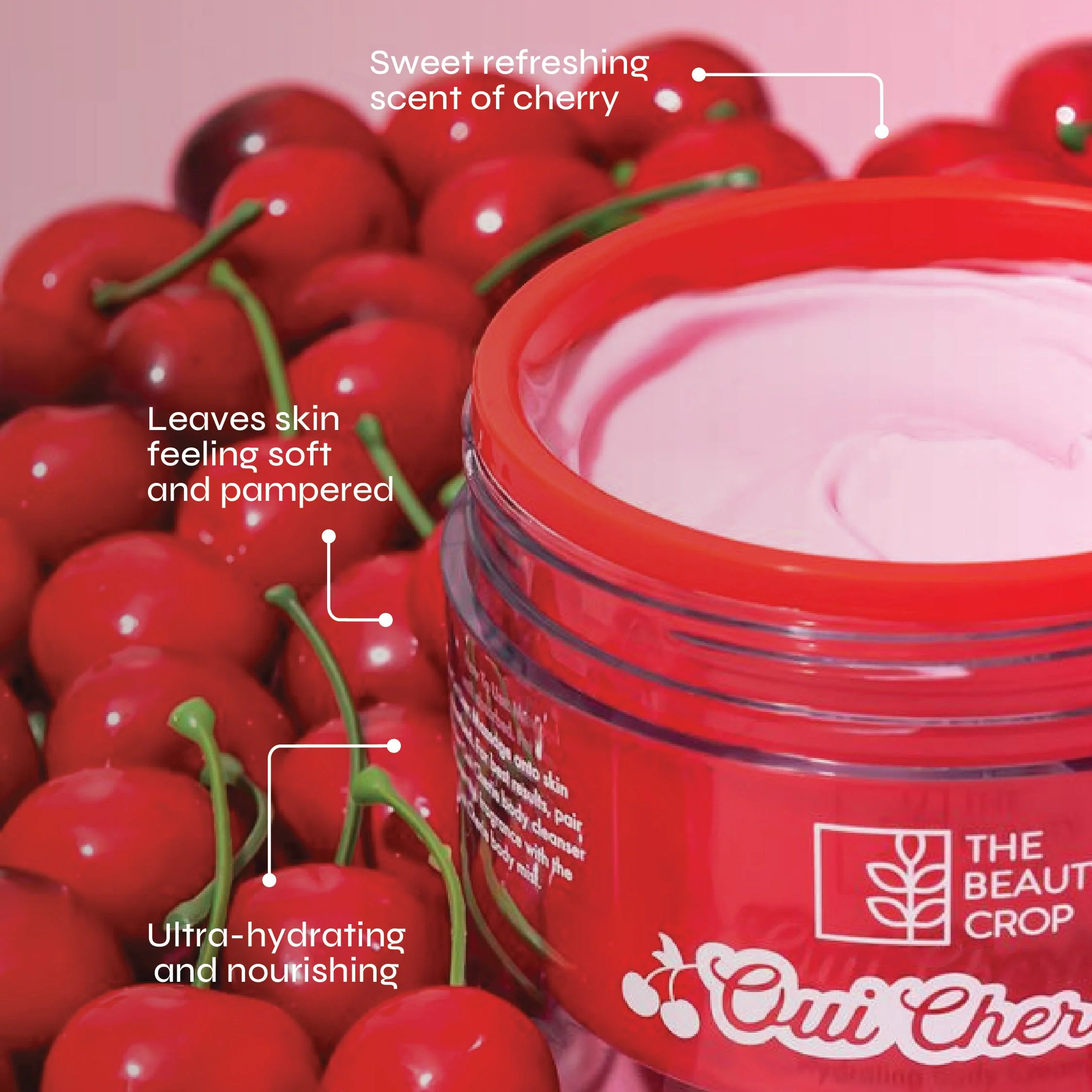 Oui Cherie Antioxidant & Vitamin E Moisturising Body Cream - Image 6