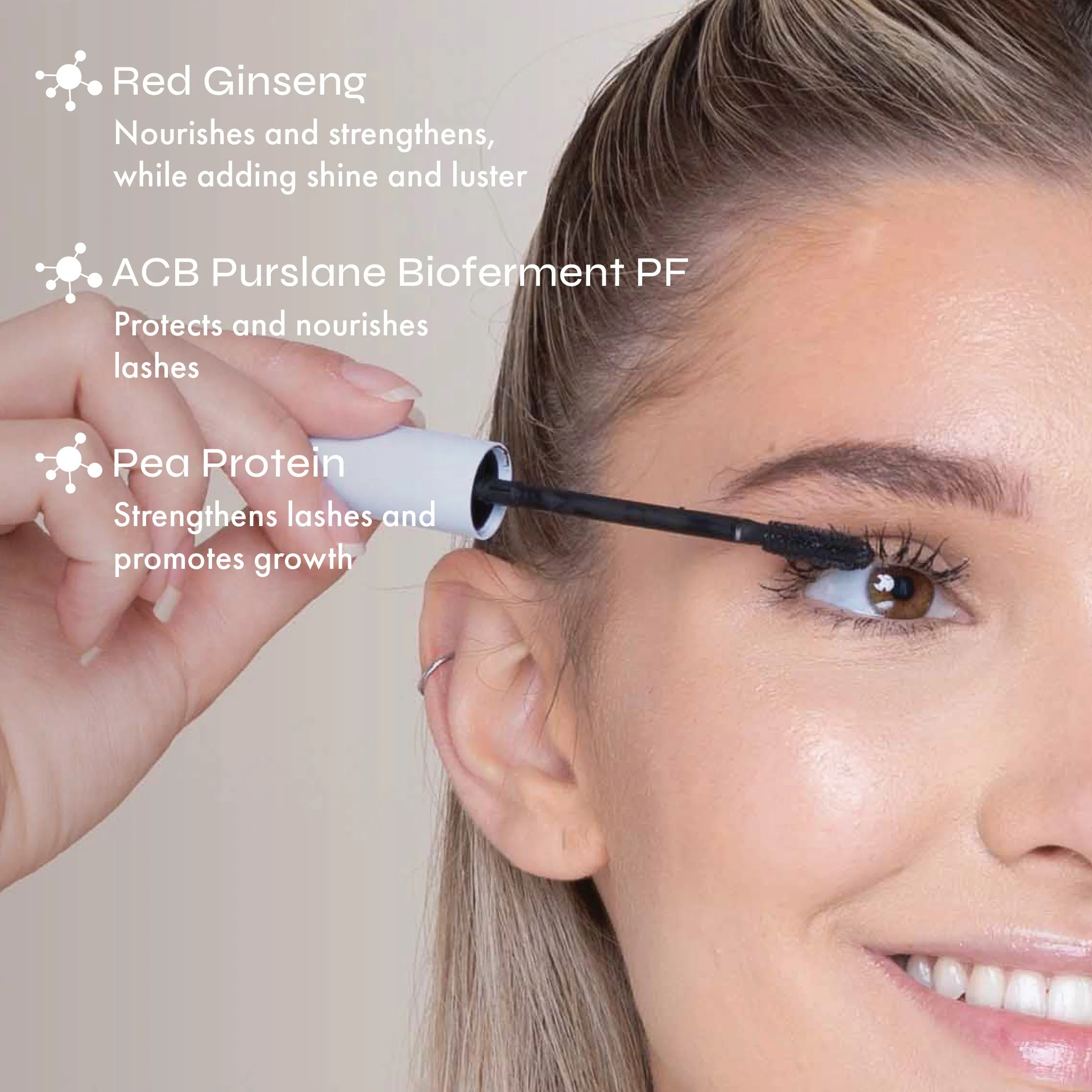 Peptide Calm Lengthening Mascara + Peptide Calm 2-in-1 Lash Serum Primer Bundle - Image 5