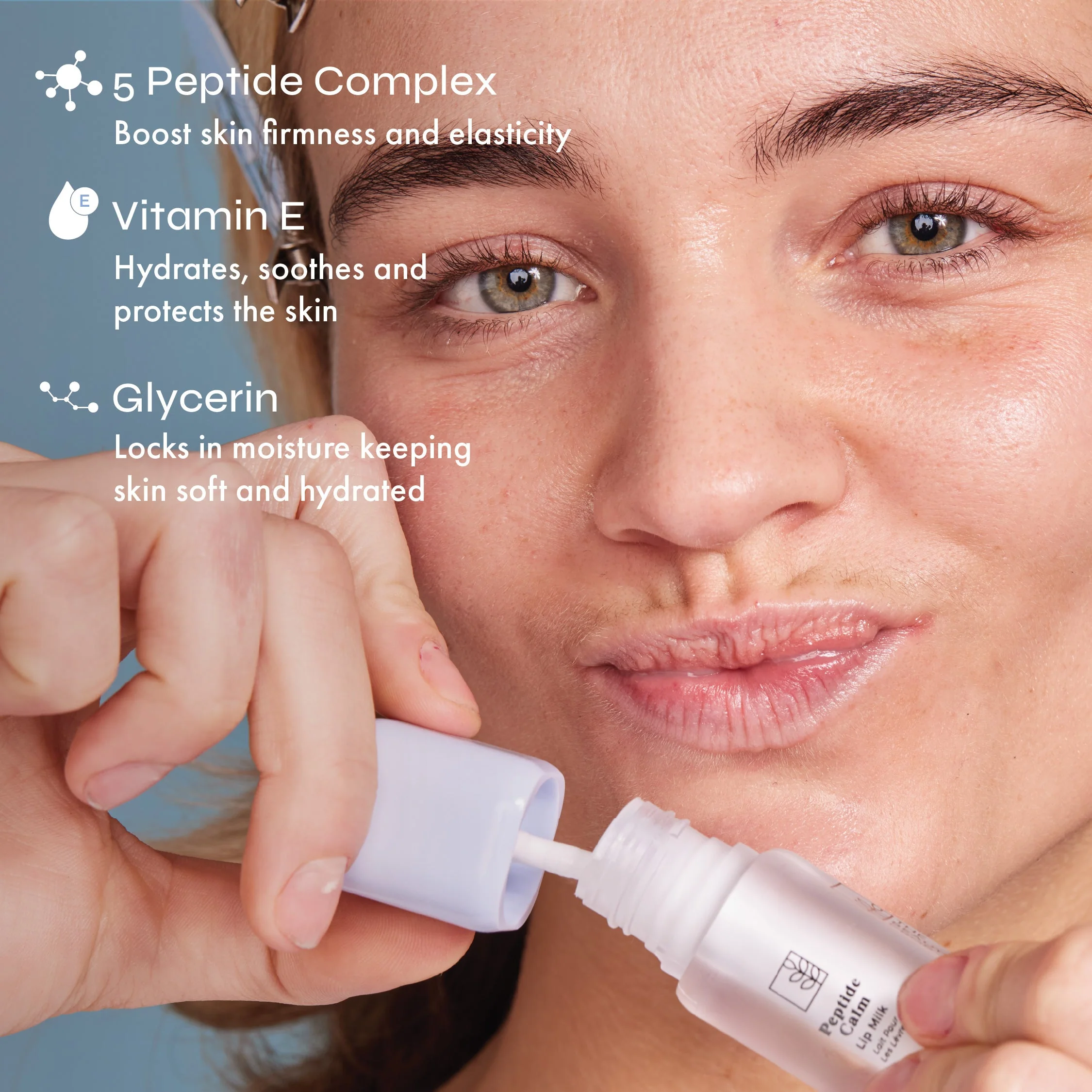 Peptide Calm Lip Milk Hydrating Treatment - Image 4