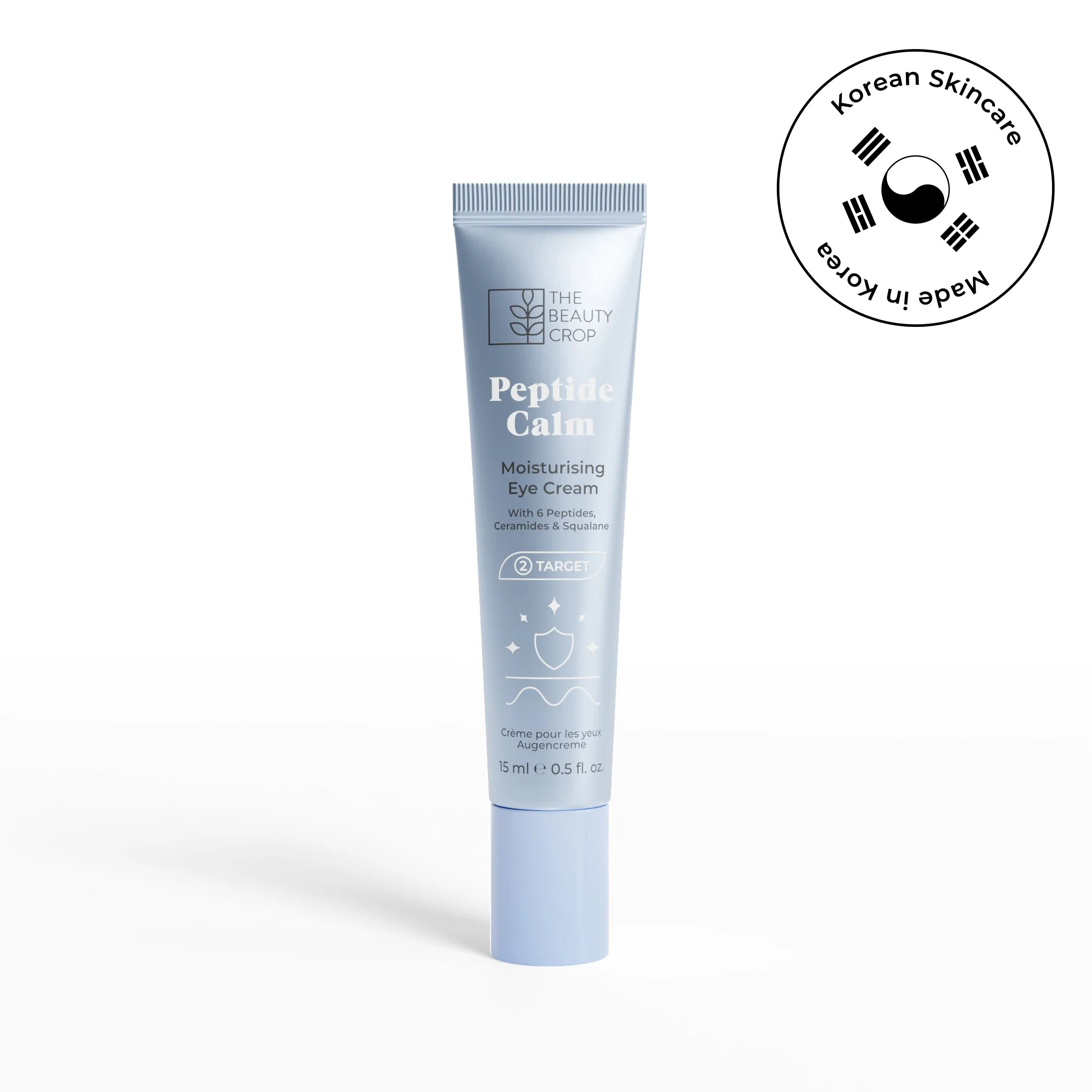 Peptide Calm Eye Cream with 6 Nourishing Peptides, Ceramides and Hydrating Squalane