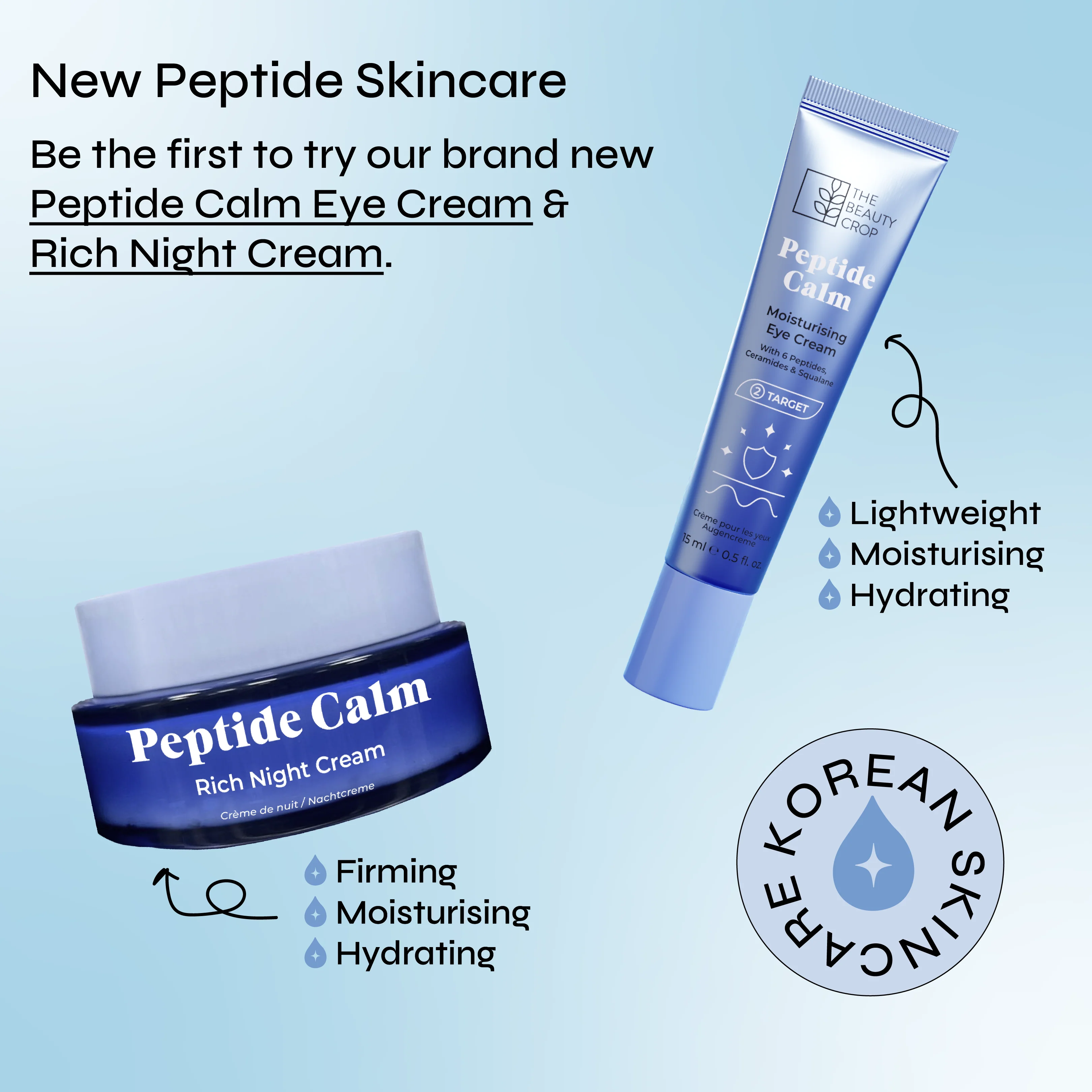Peptide Calm Night Duo - Eye Cream + Night Cream Bundle - Image 2