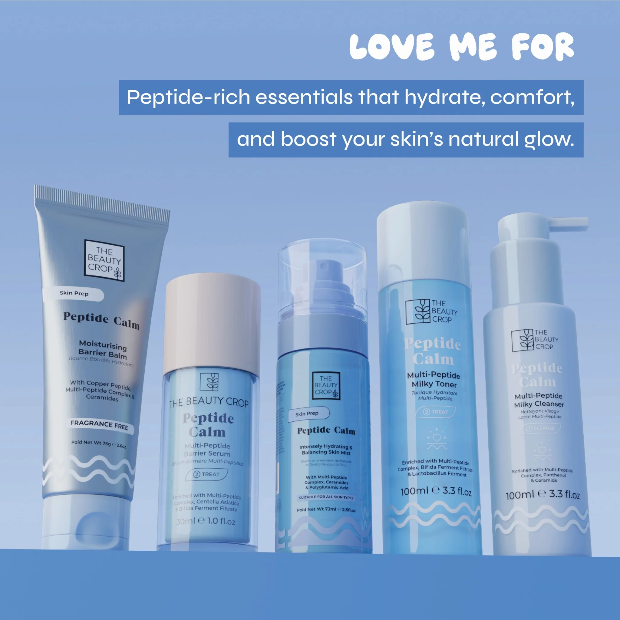 Peptide Calm 5 Step Skincare Routine Starter Kit - Image 2