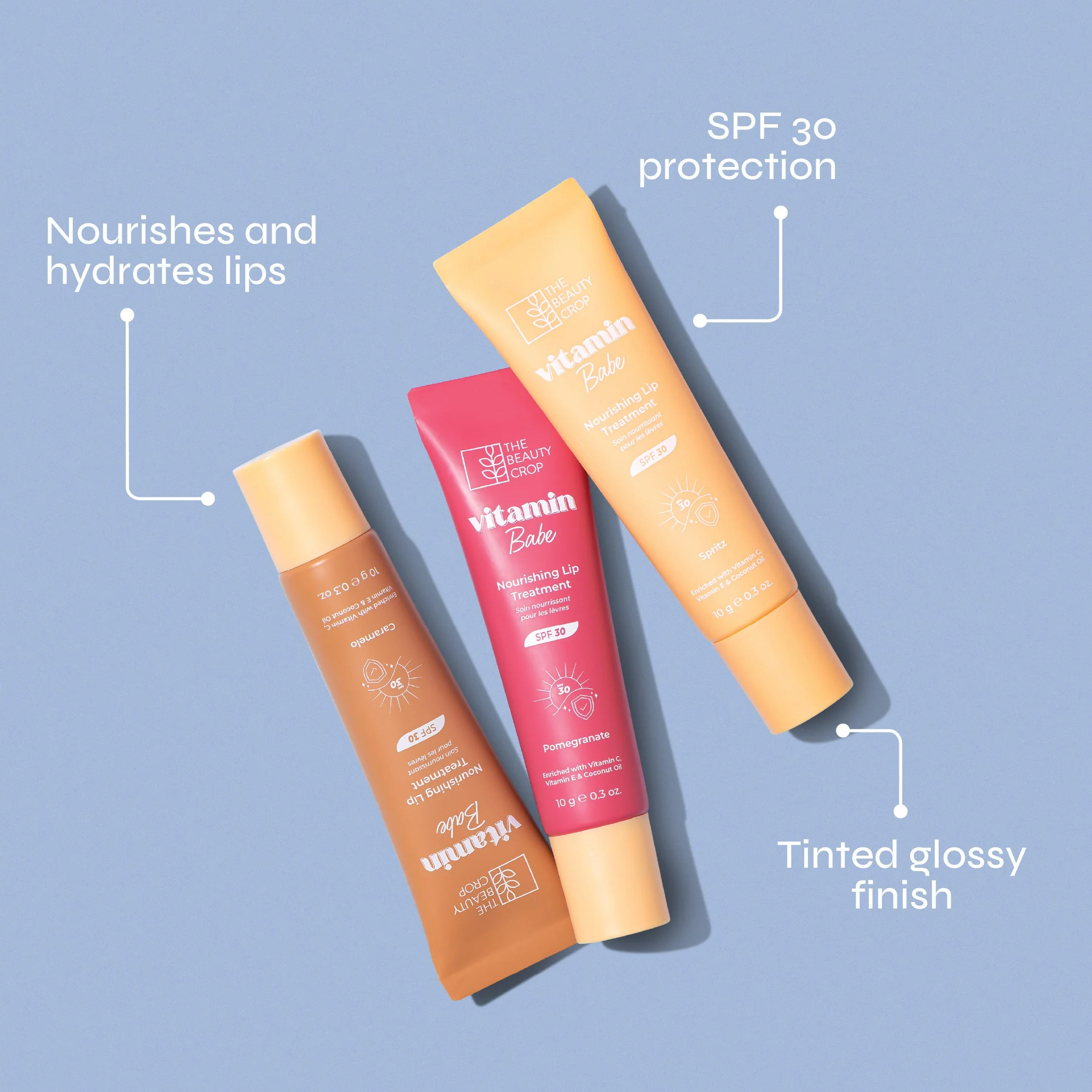 Vitamin Babe Nourishing SPF 30 Lip Treatment with 10 Vitamin Blend - Image 2